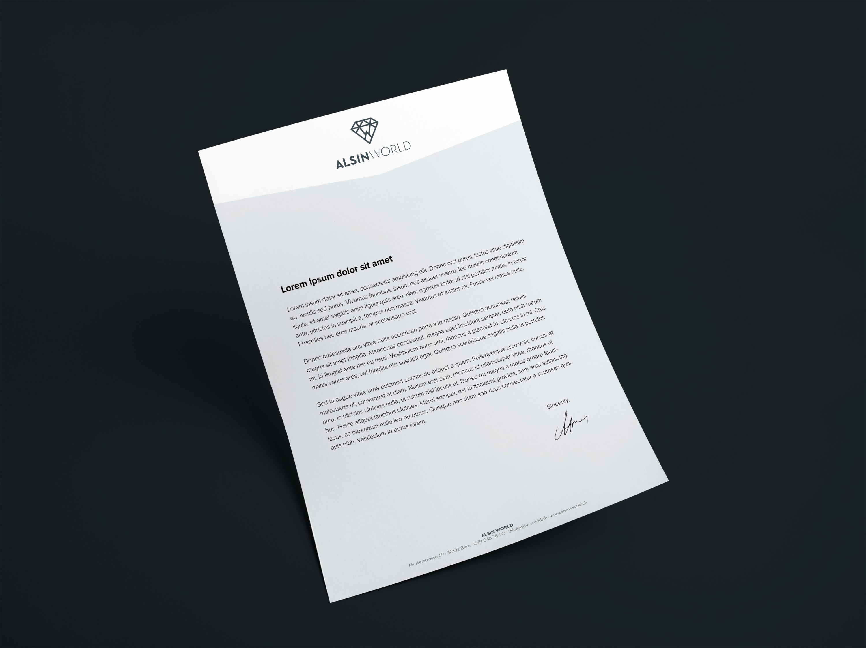ALSIN WORLD Briefpapier